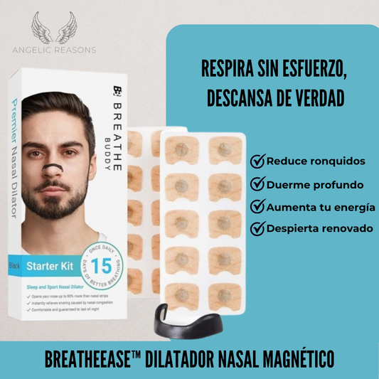BreatheEase™ Dilatador nasal magnético